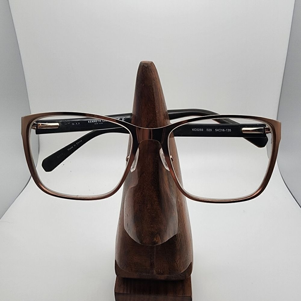 Kenneth Cole Gold & Tortoiseshell Prescription Glasses Frames